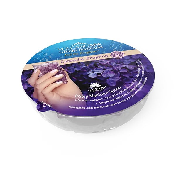 VolcanoSpa Luxury Manicure In A Bowl Lavender Eruption