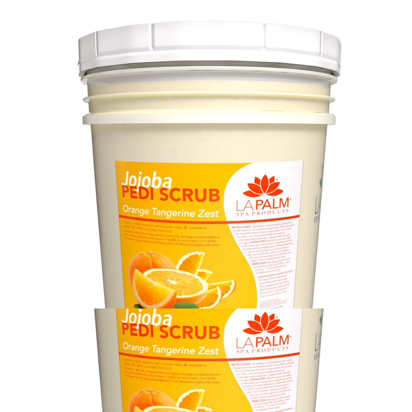 La palm Jojoba Pedi Scrub Orange Tangerine Zest
