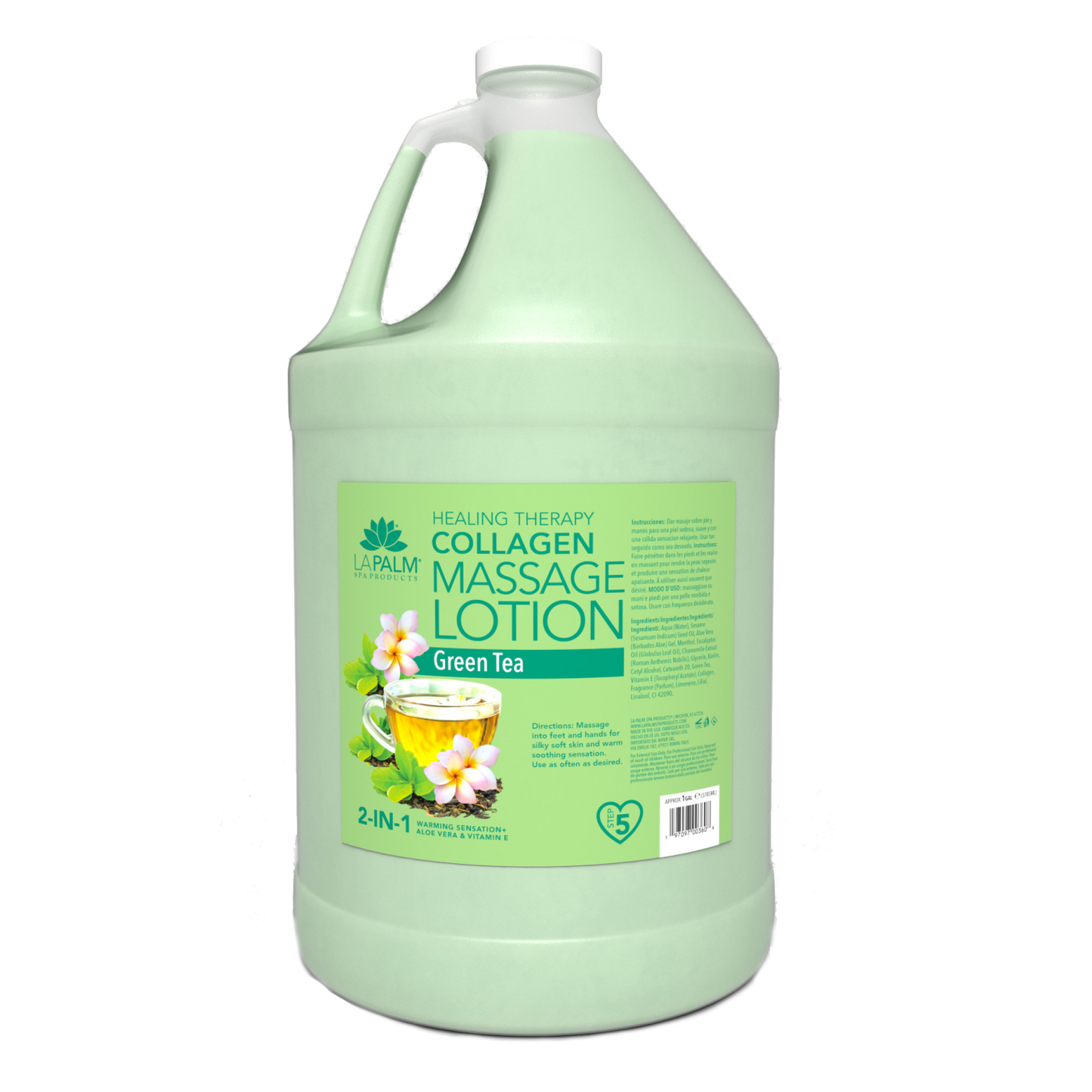 La Palm Healing Therapy Massage Lotion Green Tea