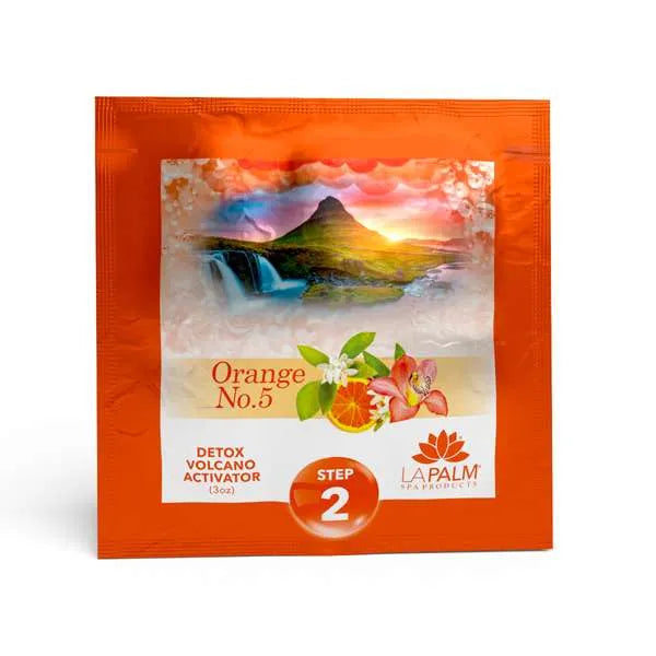 VOLCANO SPA ORANGE NO. 5 6 STEP PEDICURE KIT