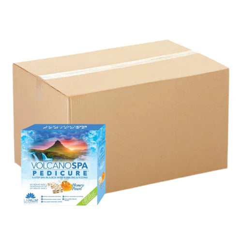 VOLCANO SPA: 6 STEP PEDICURE KIT - HONEY PEARL