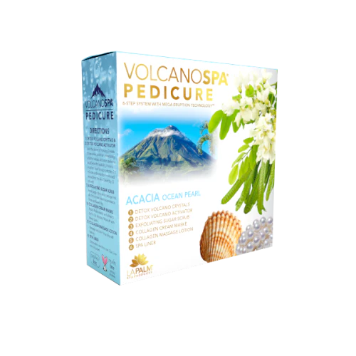 VOLCANO SPA: 6 STEP PEDICURE KIT - ACACIA (OCEAN PEARL)
