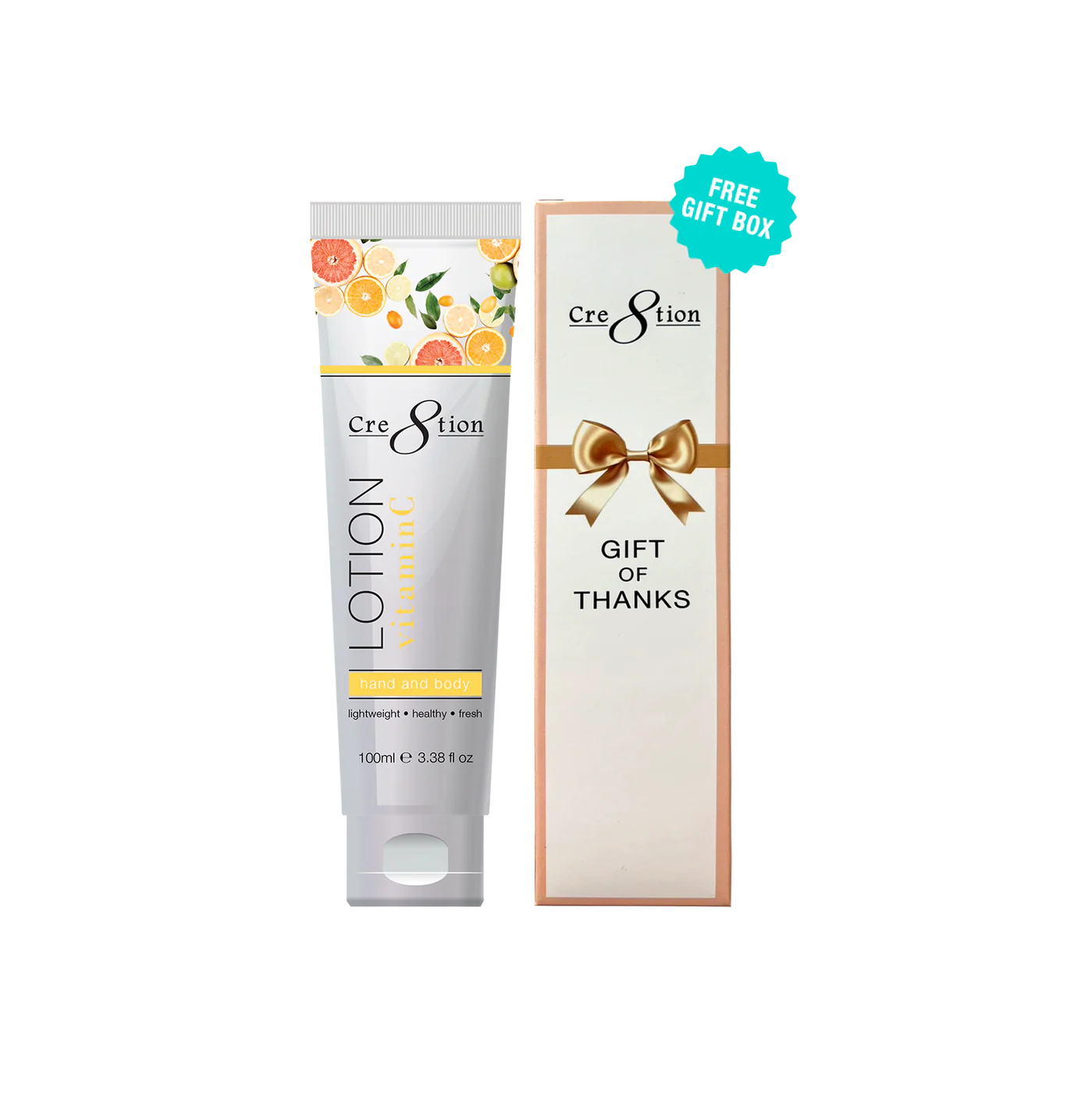 Cre8tion Hand & Body Lotion GIFT BOX FREE