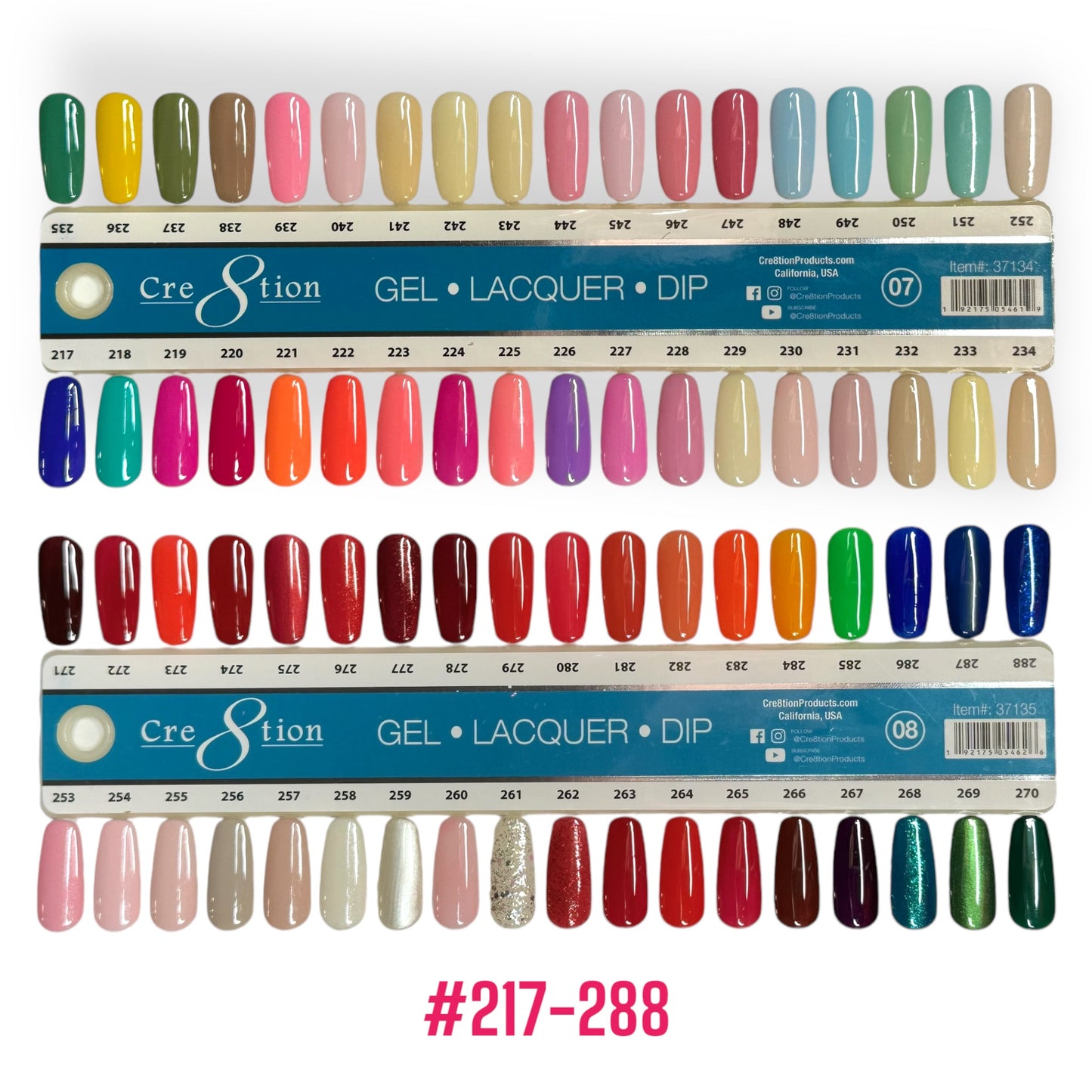 Cre8tion Trio Matching color - Full set 324 colors