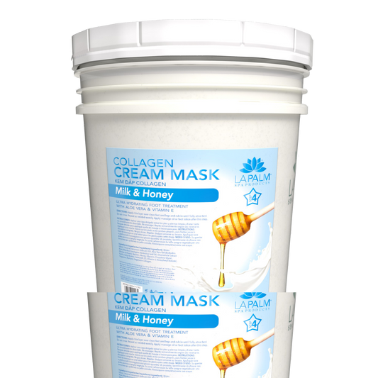 La Palm Milk& Honey Collagen Cream Mask 5 Gallon Bucket