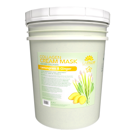La Palm Lemongrass & Ginger Collagen Cream Mask 5 Gallon Bucket