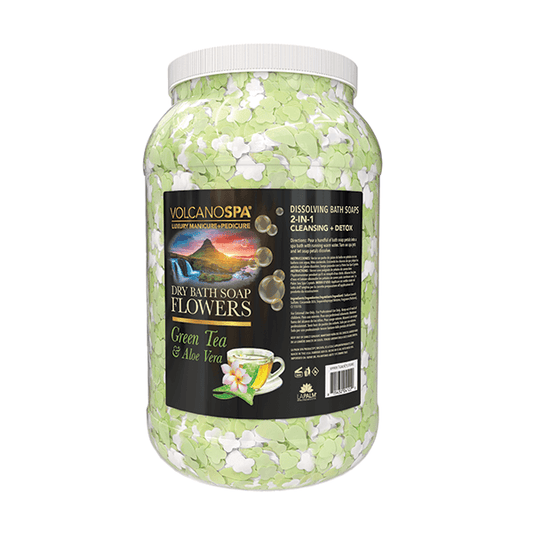 Dry Bath Soap Flowers
Green Tea & Aloe Vera