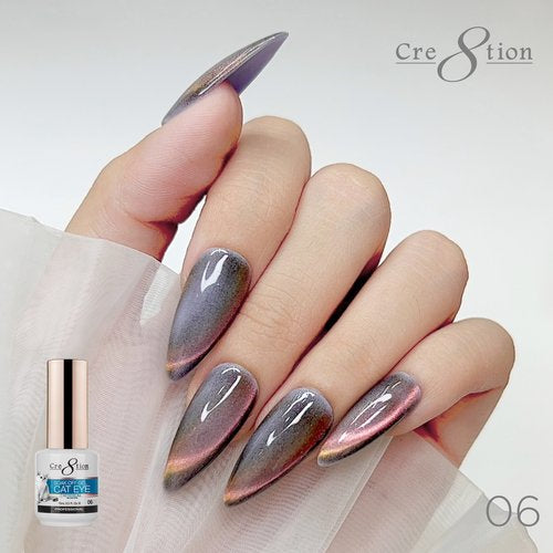 Cre8tion Mystical - Saphire & Color Chart Cat Eye Gel 109 - 126 Cat Eye Mystical 9D