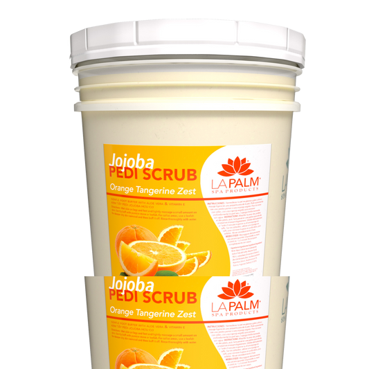 La palm Jojoba Pedi Scrub Orange Tangerine Zest