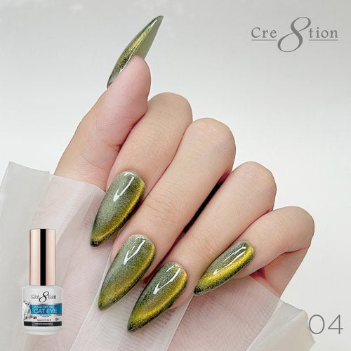 Newest Cre8tion Cat Eye Mystical 9D Gel 01-12