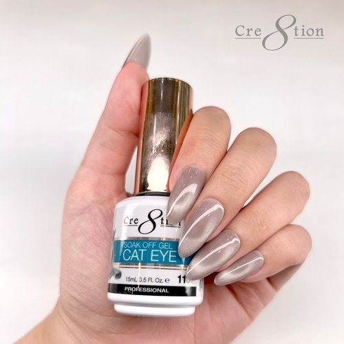 Cre8tion Mystical - Saphire & Color Chart Cat Eye Gel 109 - 126 Cat Eye Mystical 9D