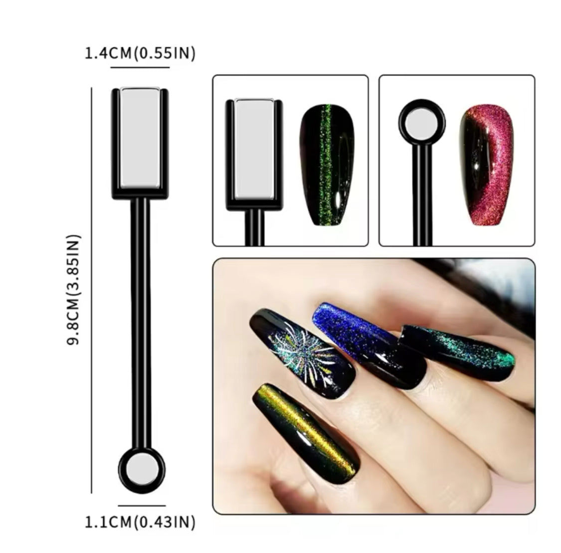 Magnet Cateye set DETAILING nail Art