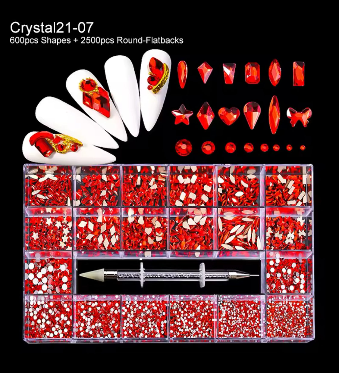 Crystal Rhinestone Nail Art Super Shinny