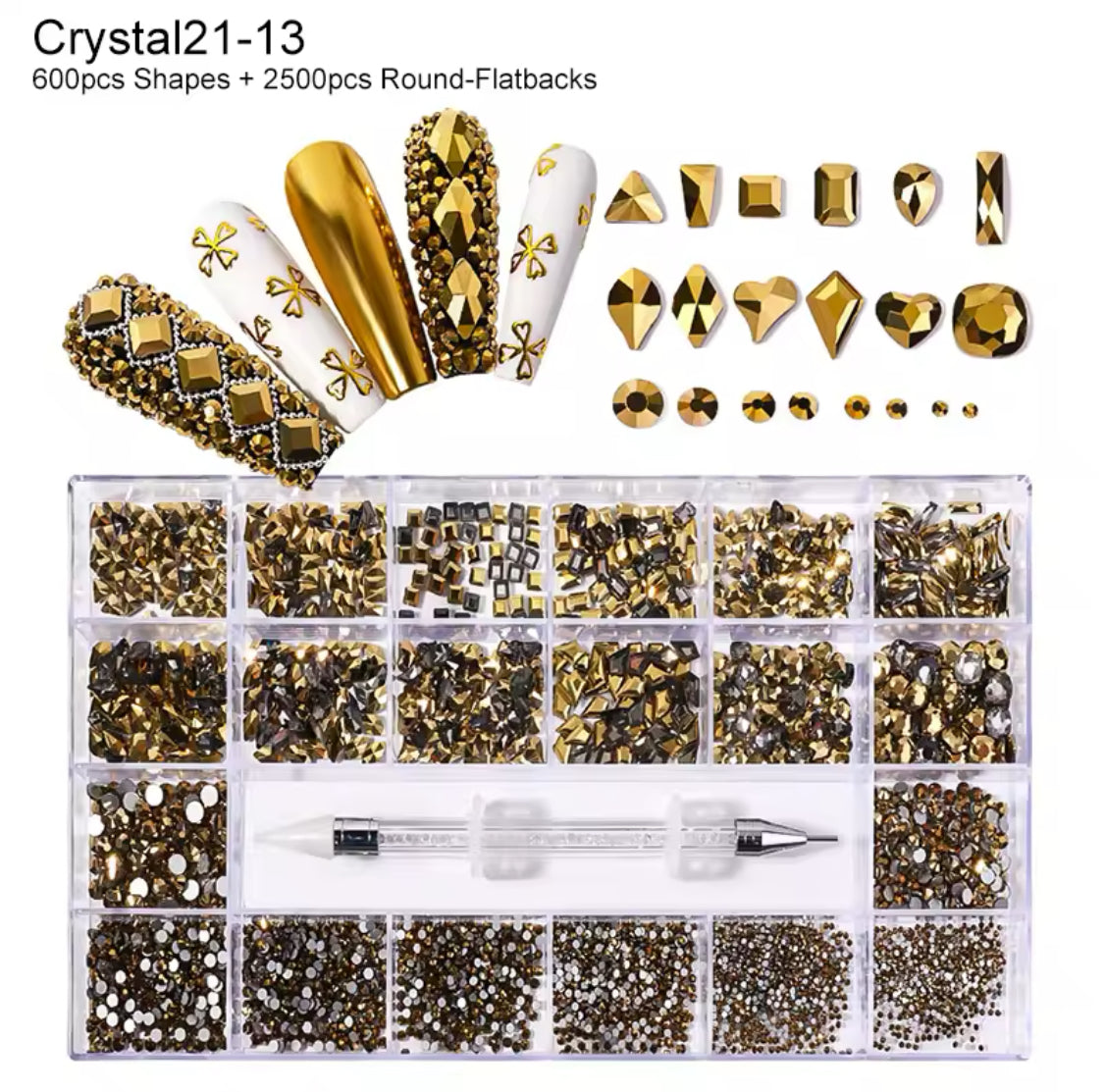 Crystal Rhinestone Nail Art Super Shinny