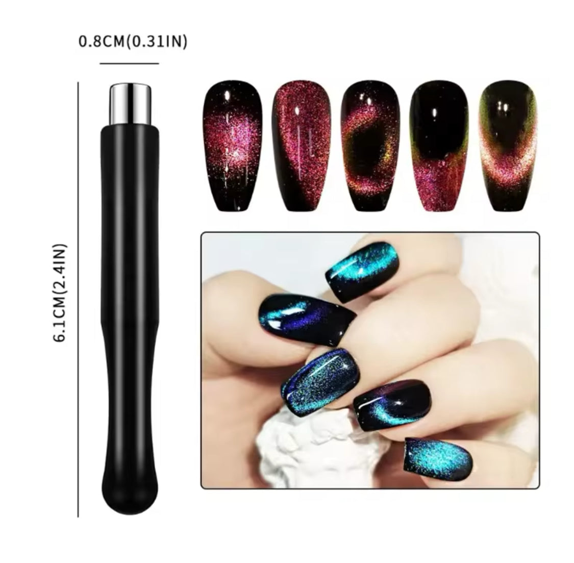 Magnet Cateye set DETAILING nail Art