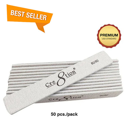 CRE8TION NAIL FILE JUMBO ZEBRA GRIT - USA STANDARD