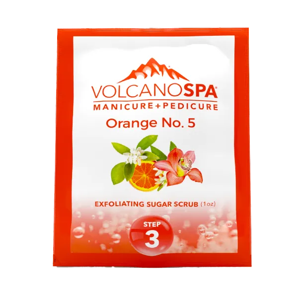 VolcanoSpa ORANGE NO. 5 6 STEP PEDICURE KIT