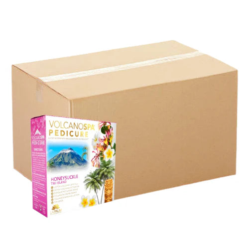 VOLCANO SPA: 6 STEP PEDICURE KIT - HONEYSUCKLE (TIKI ISLAND)