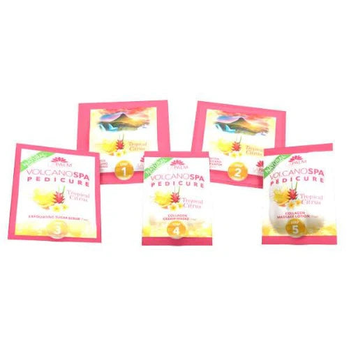 VOLCANO SPA: 6 STEP PEDICURE KIT - TROPICAL CITRUS