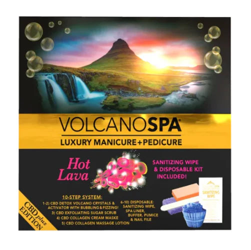 Luxury Volcano SPA 10-IN-1 SPA KIT - HOT LAVA
